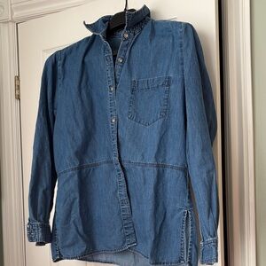 White Stag Blue Button Down Shirt